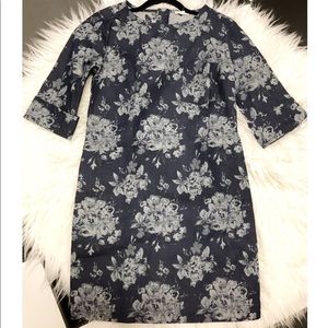 Gap Flower Denim Dress Size 0 US